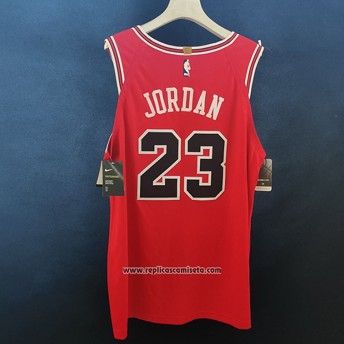 Camiseta Chicago Bulls Michael Jordan #23 Icon Autentico Rojo
